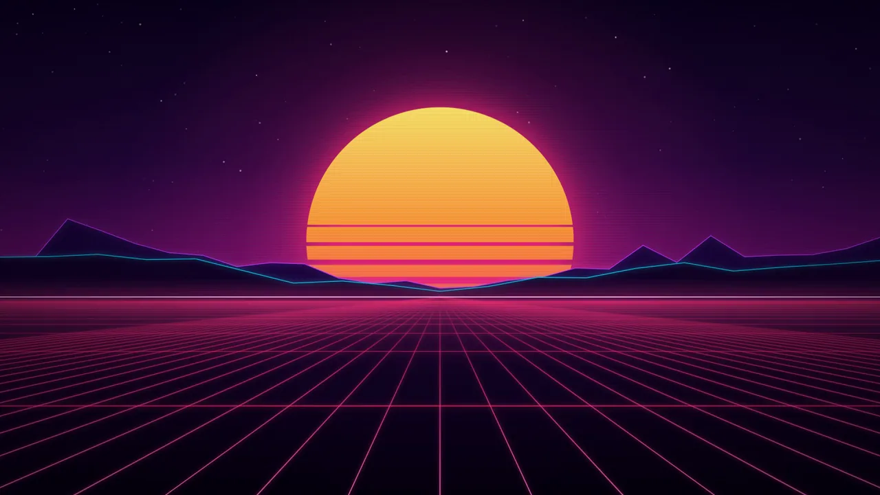 Neon grid loop